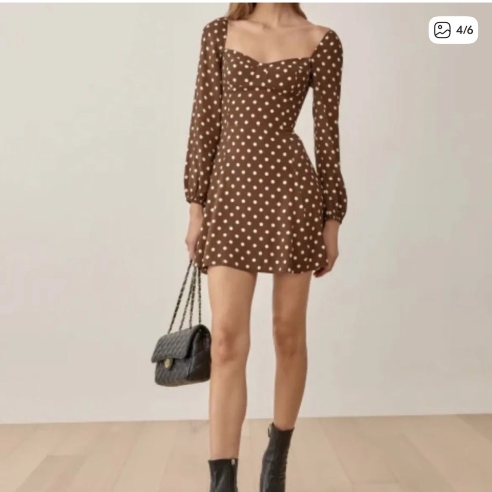 NWT Reformation Mochi Polka Dot Mini Dress - New with tags